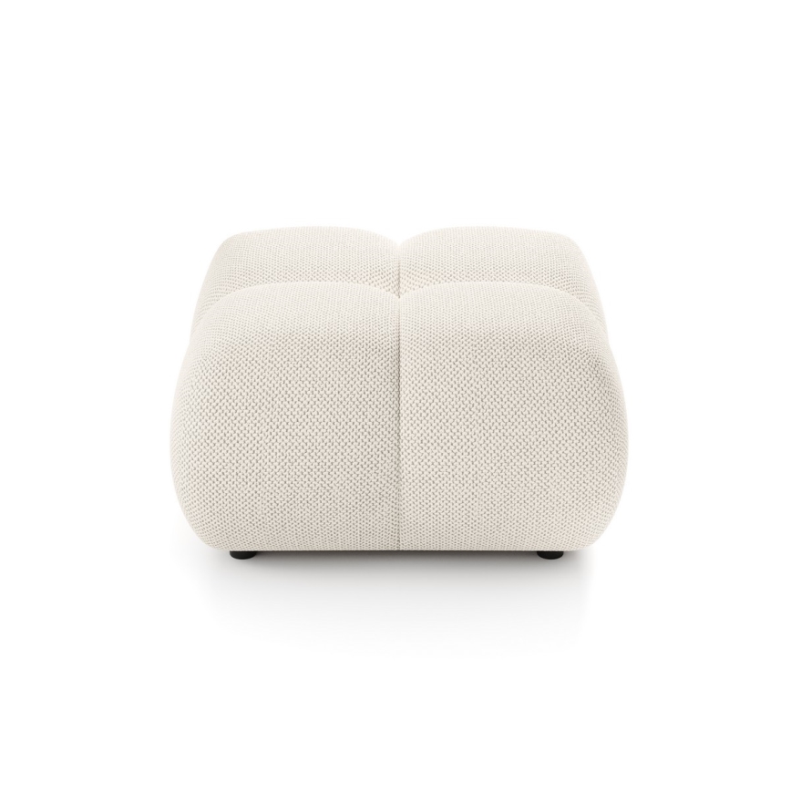 Polstret skammel ALMADA 72x72 cm beige