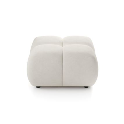 Polstret skammel ALMADA 72x72 cm beige