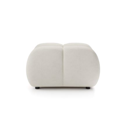 Polstret skammel ALMADA 72x72 cm beige