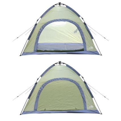 Pop up tent til 3-4 people PU 3000 mm grøn