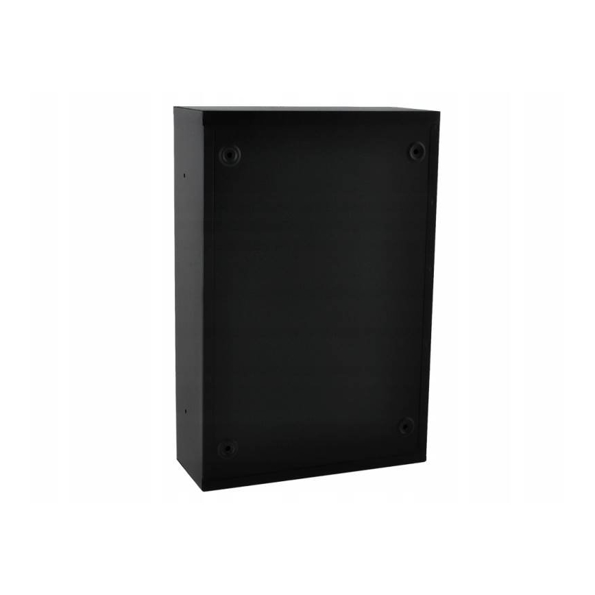 Postkasse 21,7x32 cm sort