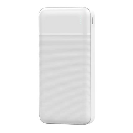 Powerbank 20.000 mAh 3,7V hvid