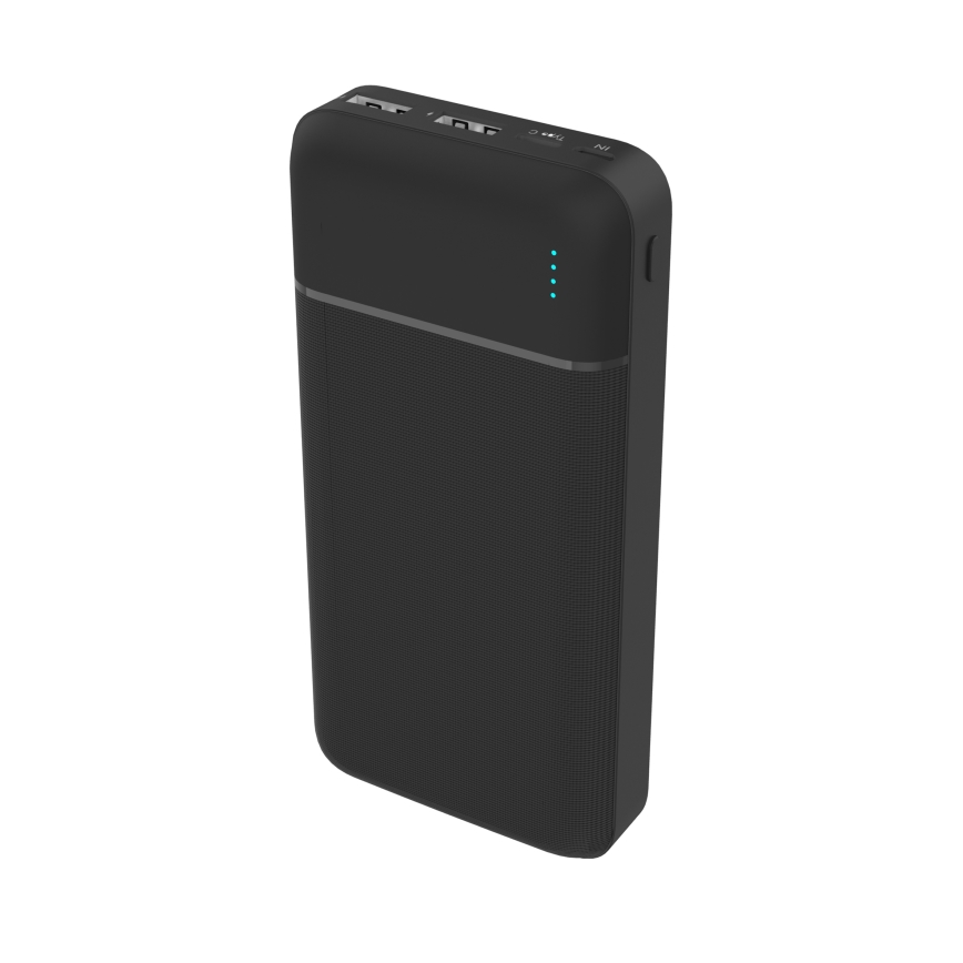 Powerbank 20.000 mAh 3,7V sort