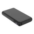 Powerbank med LED-lys display Power Delivery 30000 mAh/100W/3,7V sort