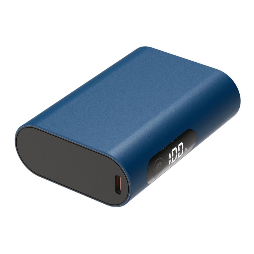 Powerbank Power Delivery 10000 mAh/22,5W/3,7V blå