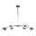 Prezent 14009 - Udskiftningsglas til lysekrone BLACK JACK G9 skinnende krom