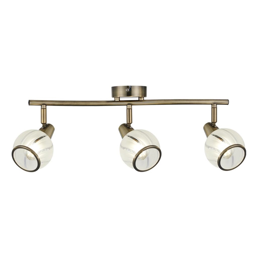 Prezent 14105 - Spotlampe SIENTO 3xE14/40W/230V messing