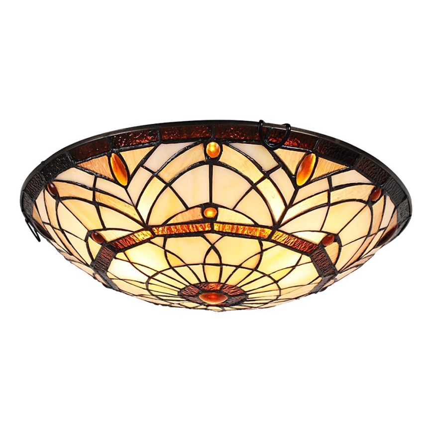 Prezent 1712 - Loftlampe TIFFANY 3xE27/40W/230V