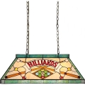 Prezent 1715 - Tiffany Billiard lysekrone på kæde 3xE27/60W/230V