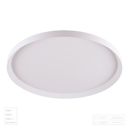 Prezent 17310 - ADRA LED-loftlampe LED/42W/230V + LED/13W 3000/4000/6000K Ø 48,5 cm hvid