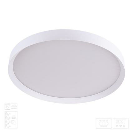 Prezent 17316 - LED dæmpbar loftlampe MAYSA LED/72W/230V 3000/4000/6000K Ø 77 cm hvid