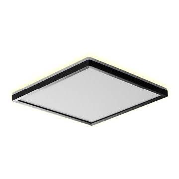 Prezent 27311 - LED loftlampe til badeværelse CORDIA SQ LED/12W/230V 3000/6000K IP54 sort