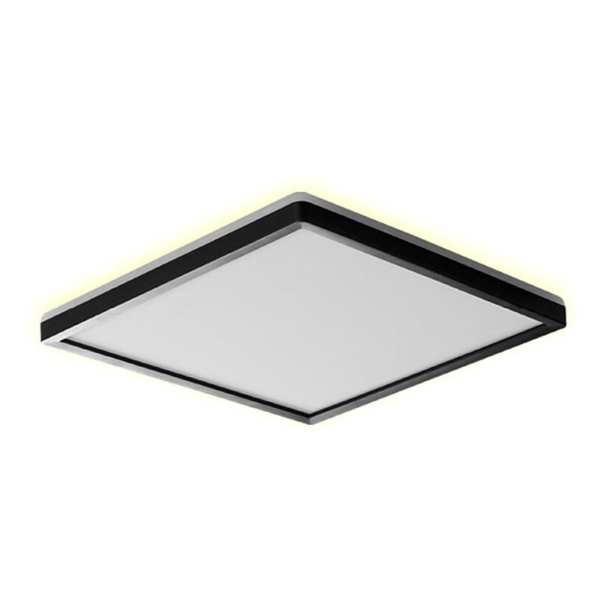 Prezent 27311 - LED loftlampe til badeværelse CORDIA SQ LED/12W/230V 3000/6000K IP54 sort