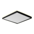 Prezent 27313 -LED loftlampe til badeværelse CORDIA SQ LED/18W/230V 3000/6000K IP54 sort