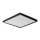 Prezent 27313 -LED loftlampe til badeværelse CORDIA SQ LED/18W/230V 3000/6000K IP54 sort