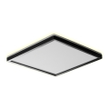 Prezent 27315 - LED loftlampe til badeværelse CORDIA SQ LED/24W/230V 3000/6000K IP54 sort
