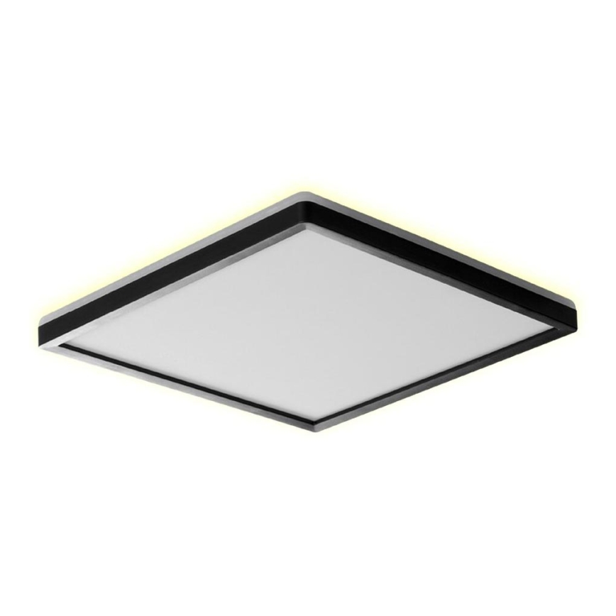 Prezent 27315 - LED loftlampe til badeværelse CORDIA SQ LED/24W/230V 3000/6000K IP54 sort