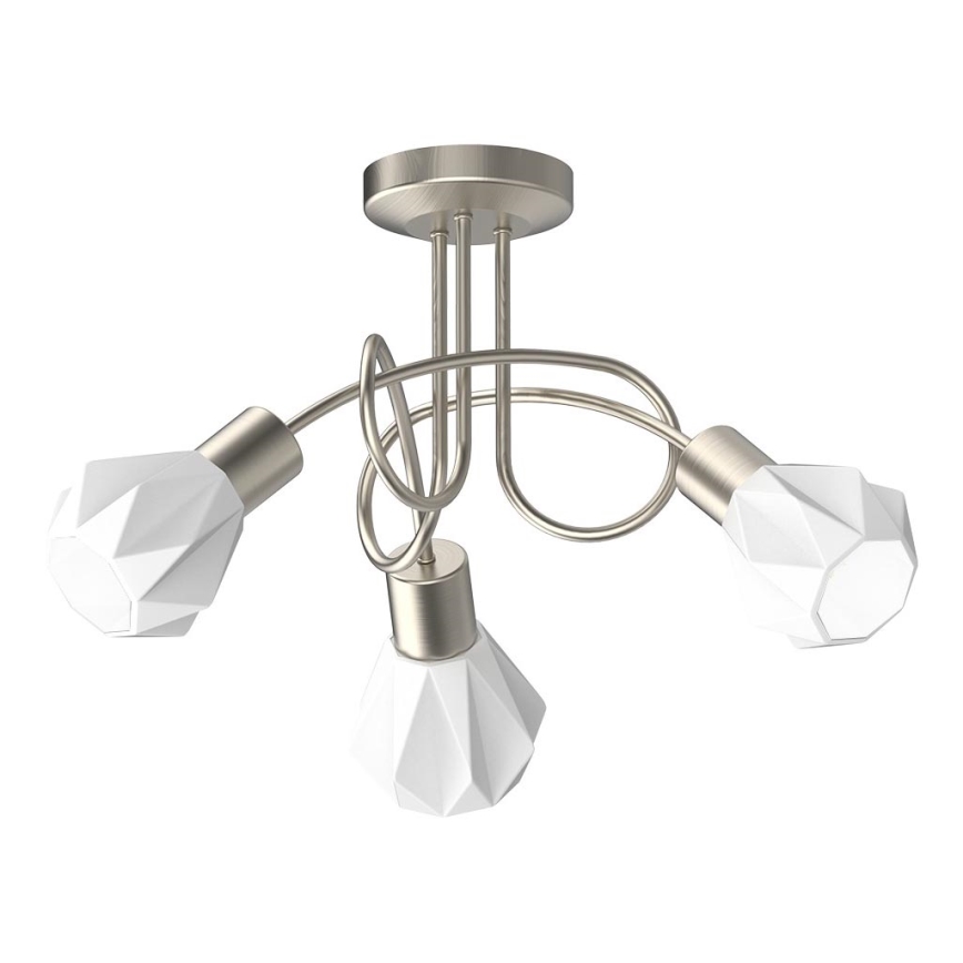 Prezent 27511 - Loftlampe METIS 3xE14/40W/230V mat krom