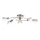 Prezent 27512 - Loftlampe METIS 5xE14/40W/230V mat krom