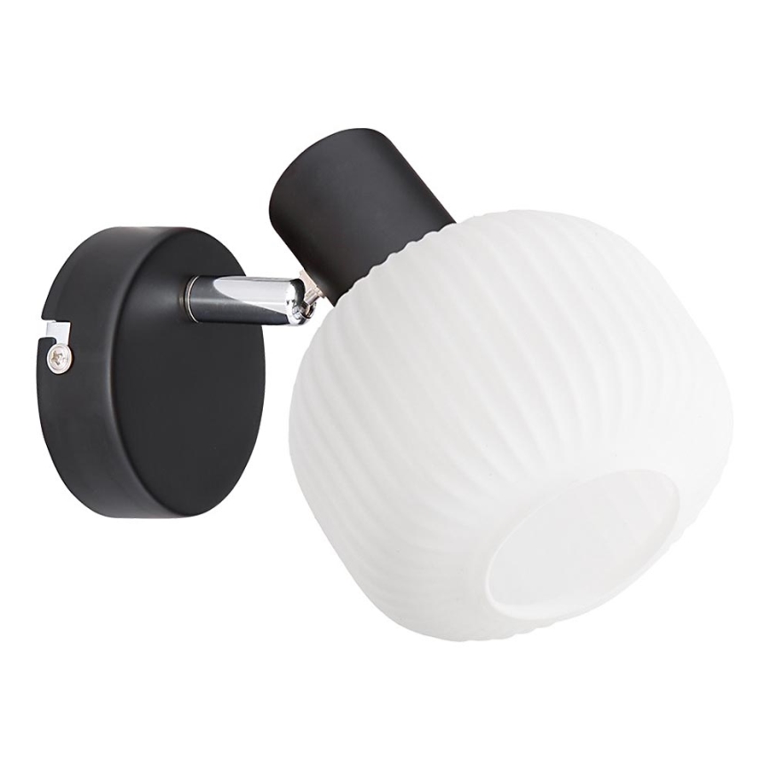 Prezent 27519 - Vægspot ARYA 1xE14/40W/230V sort/hvid