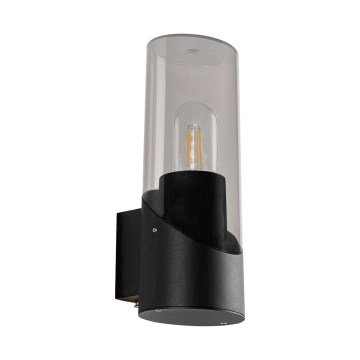 Prezent 28208A - Udendørs væglampe ACREA 1xE27/35W/230V IP54 sort