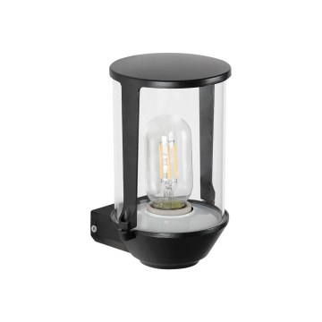 Prezent 28212A - Udendørs væglampe TOBBO 1xE27/35W/230V IP54 sort