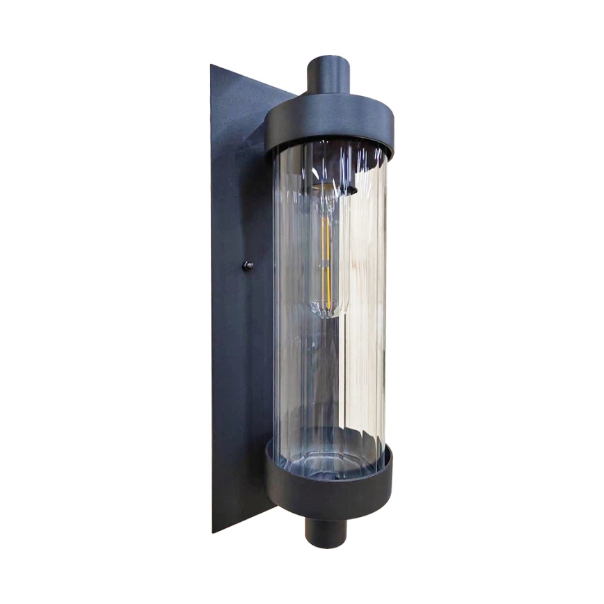 Prezent 28213A - Udendørs væglampe VERTICA 1xE27/35W/230V IP54 sort