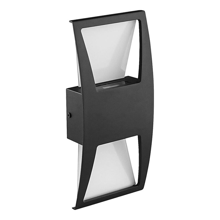 Prezent 31310 - Udendørs LED væglampe OZZ 2xLED/4W/230V IP44 sort