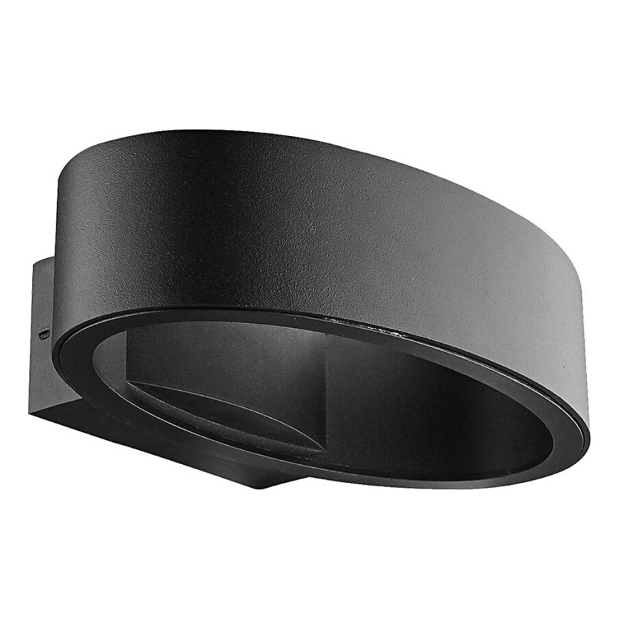 Prezent 31312 - Udendørs LED væglampe REBUS LED/5W/230V IP44 sort