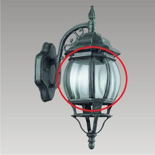 Prezent 39001 - Reserveglas til udendørs lamp PRINZ E27
