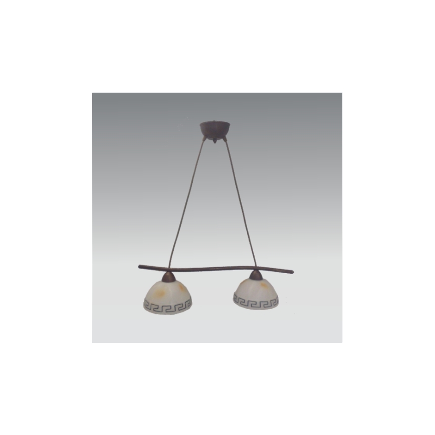 Prezent 51034 - Lampeskærm POMPEZ E27 glas
