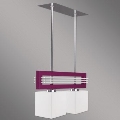 Prezent 51262 - Pendel SANGA 2xE14/60W/230V