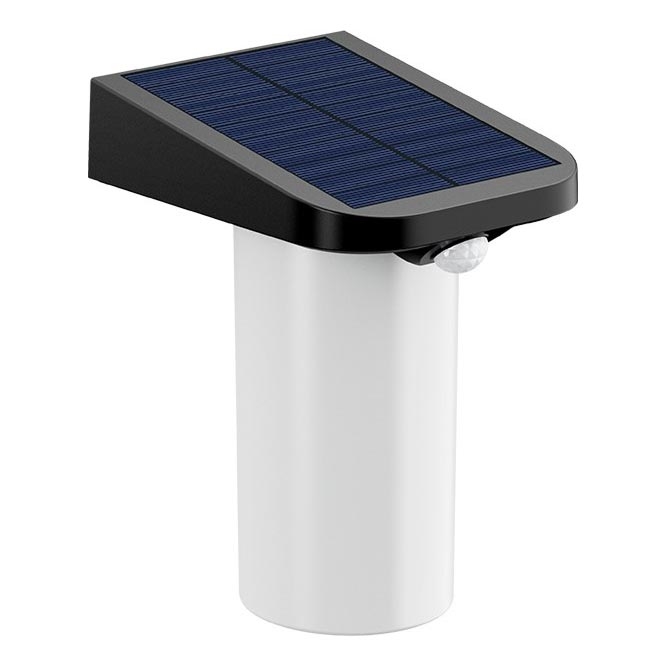 Prezent 65283 - Soldrevet LED væglampe med sensor OCTO LED/4W/3,7V IP44 1500 mAh