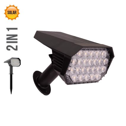 Prezent 65285 - LED solcellelampe 02.01.2001 FOLD LED/4,8W/3,7V IP65 1200 mAh