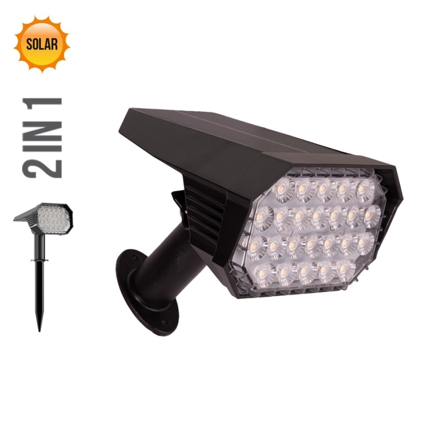 Prezent 65285 - LED solcellelampe 02.01.2001 FOLD LED/4,8W/3,7V IP65 1200 mAh