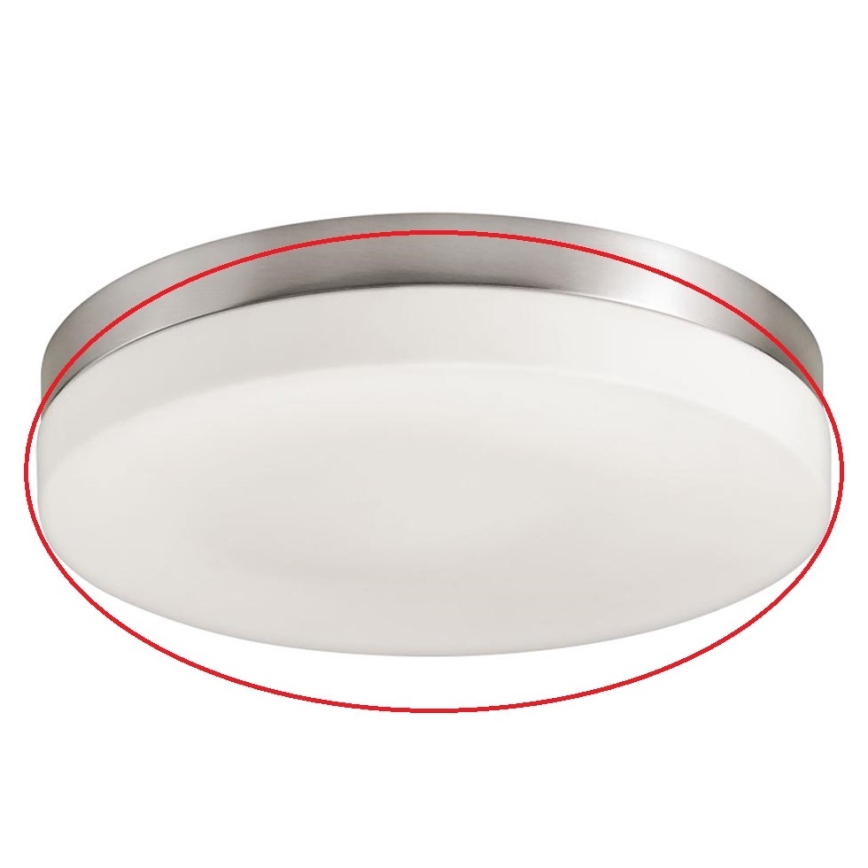 Prezent 67101 - Erstatningsglas til loftlampe PILLS E27 hvid