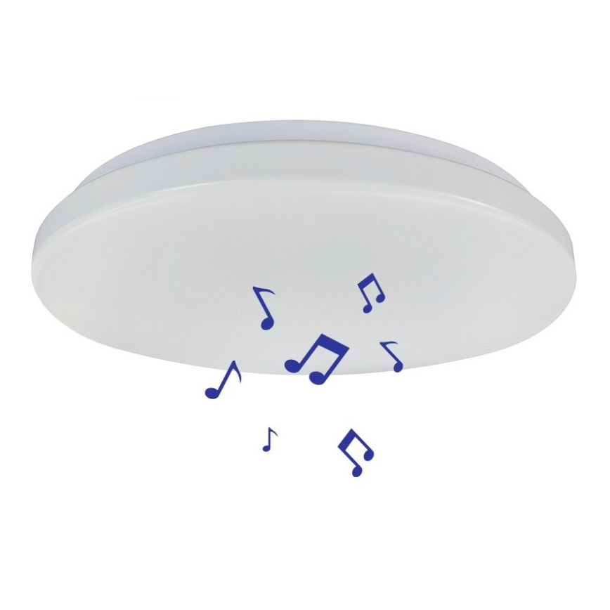 Prezent 70013 - LED loftlampe m. RGB-farver og højtaler dæmpbar BLISS LED/50W/230V 3000-6500K + fjernbetjening