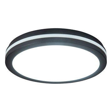 Prezent 70334 - LED-dæmpbar udendørs loftlampe GARDEN LED/20W/230V 3000/4000/6000K IP65 Ø 23 cm sort