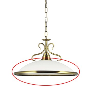 Prezent 75351 - Erstatningsglas til lysekrone VIOLA E27