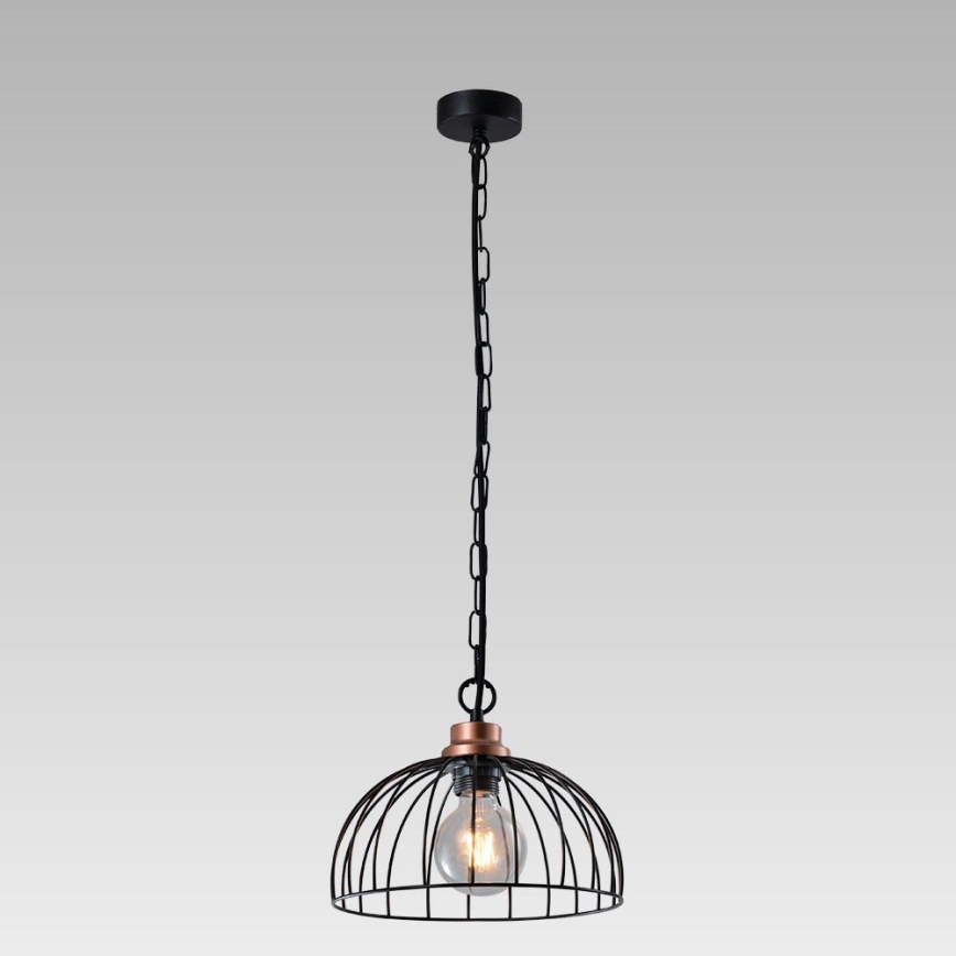 Prezent 75465 - Lysekrone i kæde BASKET 1xE27/60W/230V