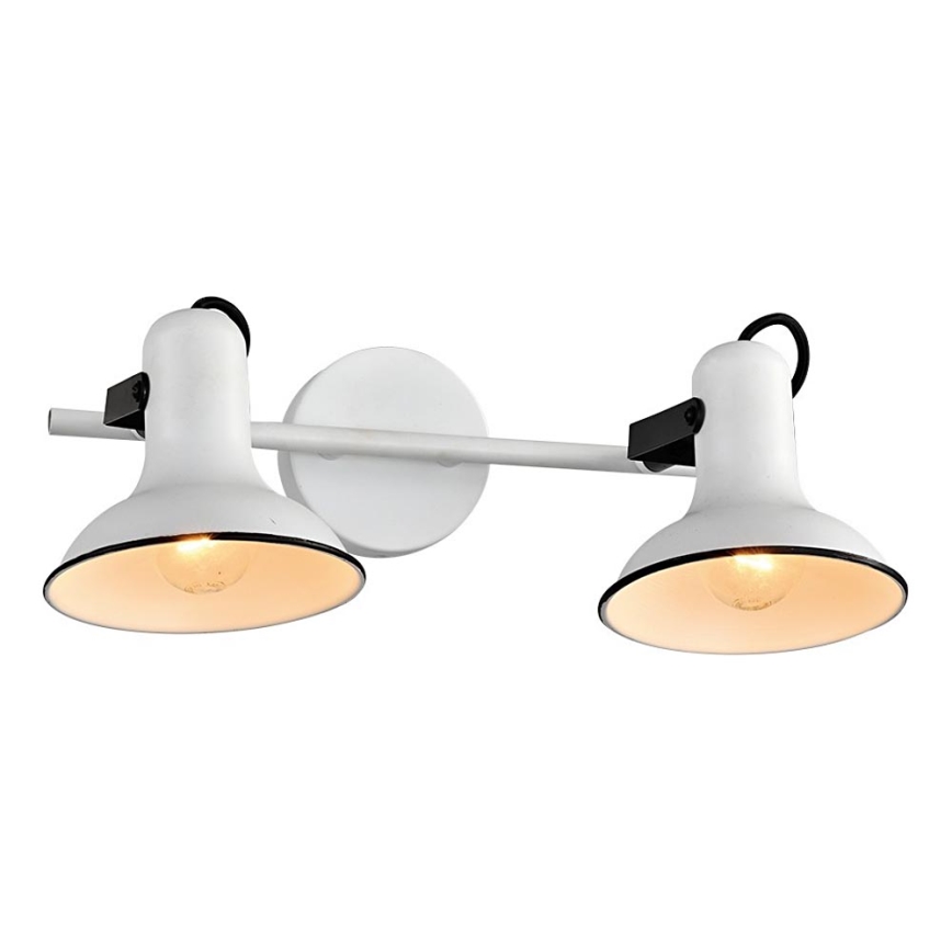 Prezent 75474 - Vægspot ANDORA 2xE14/40W/230V hvid
