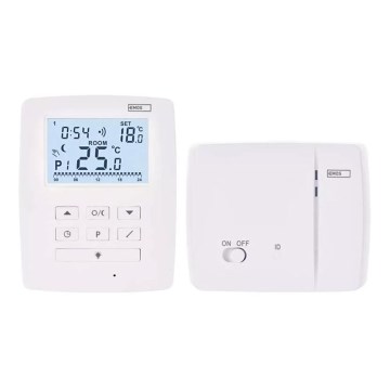 Programmerbar termostat 230V+2xAA