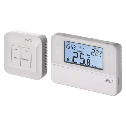 Programmerbar termostat 230V + 2xAA
