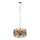 PTMD - Kædeophængt pendel YENA 1xE27/40W/230V Ø 57 cm rattan