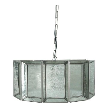 PTMD - Lysekrone med kæde ANTIQUE 1xE27/40W/230V Ø 46 cm