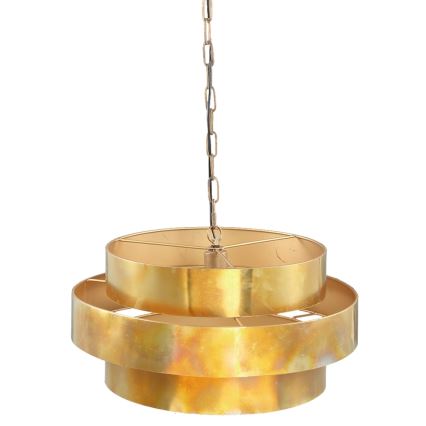 PTMD - Lysekrone på kæde ZANTH 1xE27/40W/230V Ø 52 cm i guld