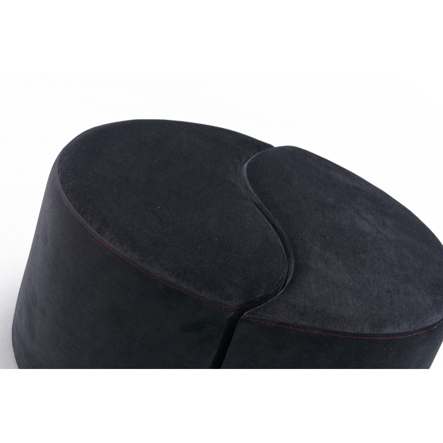 Puf JING Ø 80 cm, antracit