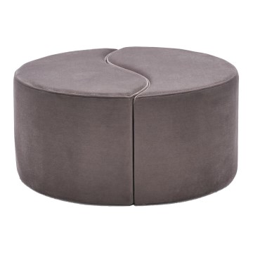 Puf JING Ø 80 cm, brun