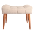 Puf LUMI 40x58 cm cremefarvet