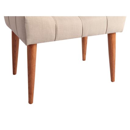 Puf LUMI 40x58 cm cremefarvet